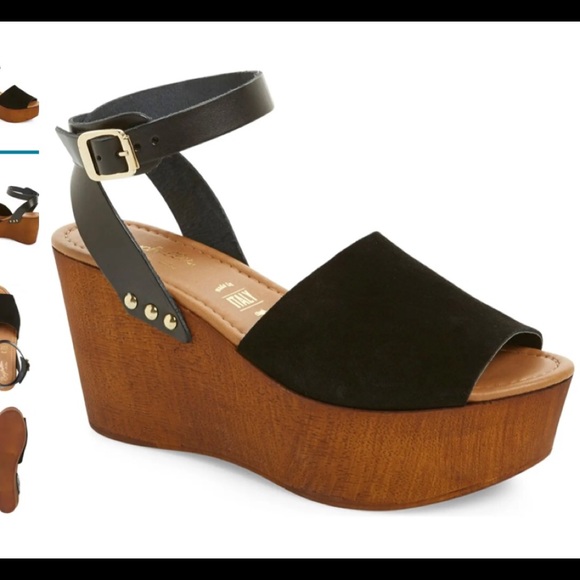 Seychelles Shoes - Seychelles Suede Wedge Platform Sandal